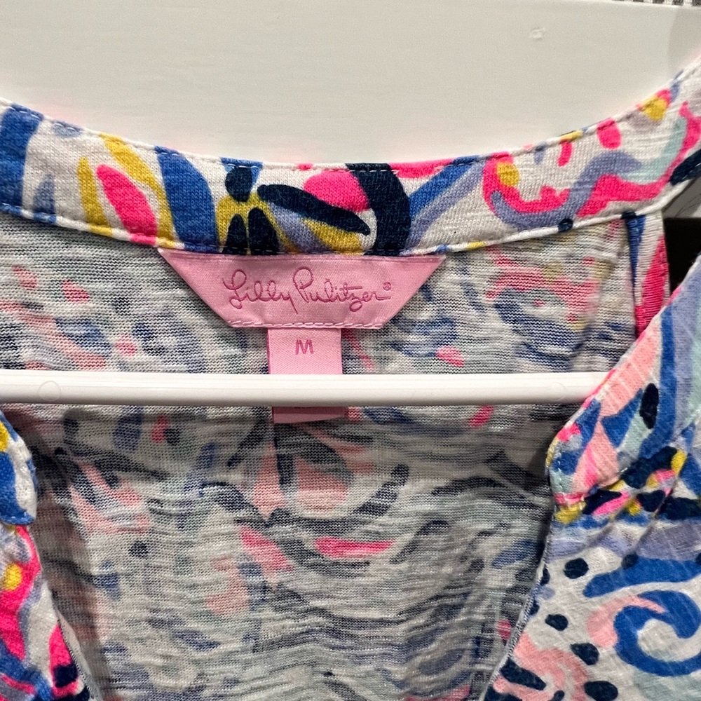 Lilly Pulitzer Ruffle Dress - M - Picture 3 of 3